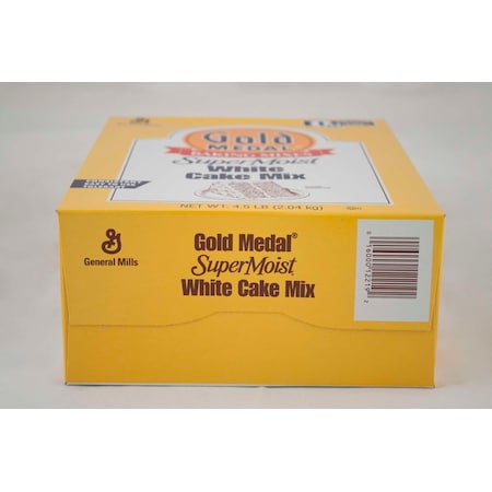 Supermoist Gold Medal Cake Mix Super Moist White 4.5lbs, PK6 16000-12219